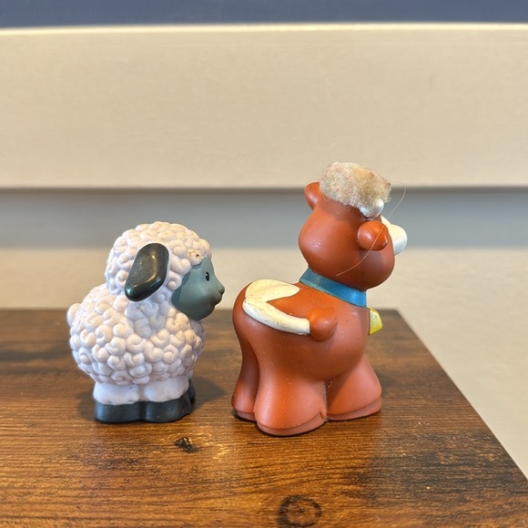 Vintage 2005 2008 Fisher Price Little People Sheep Horse Replacement Farm Nat… - Picture 2 of 6